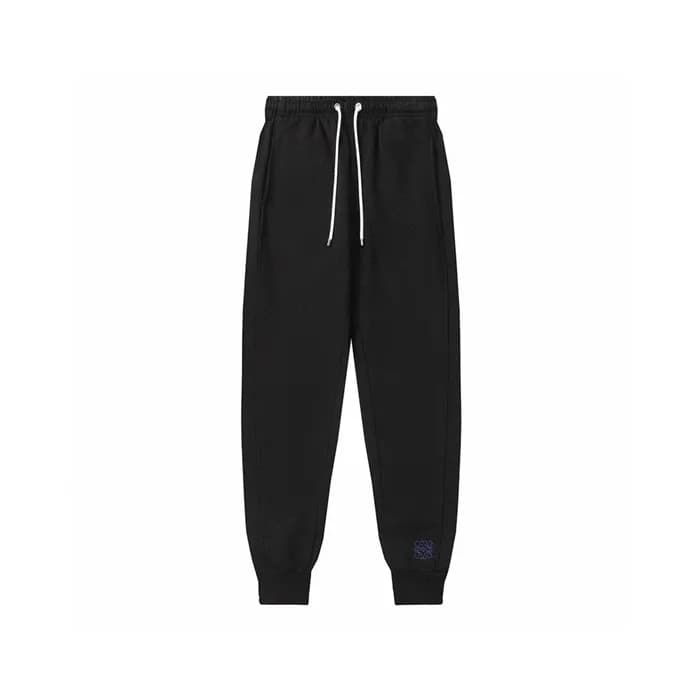 로에베 남성 캐쥬얼 블랙 팬츠 - Mens Black Pants - loe799x - 1