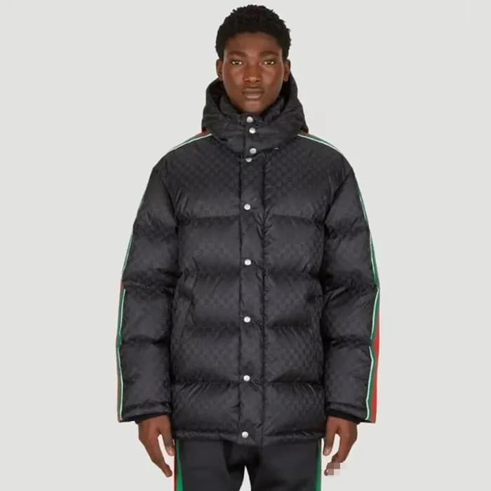 구찌 남성 덕다운 블랙 패딩 - Gucci Mens Black Padding - gu10… - 1