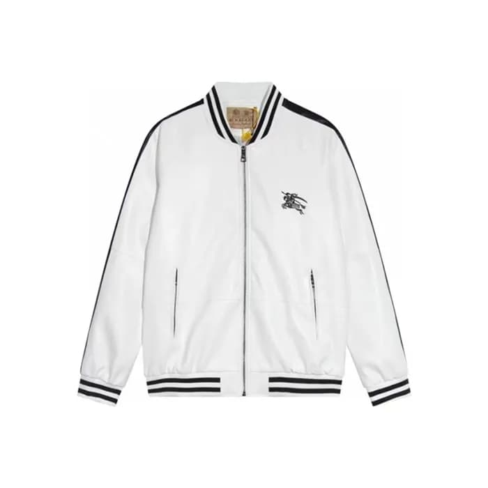 버버리 남성 화이트 가죽 자켓 - Burberry Mens White Jackets - b… - 1