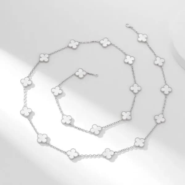 반클리프 아펠 여성 화이트 목걸이 - Van Cleef & Arpels Womens Whi… - 1