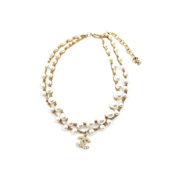 샤넬 여성 골드 목걸이 - Chanel Womens Gold Necklace - acc14… - 1