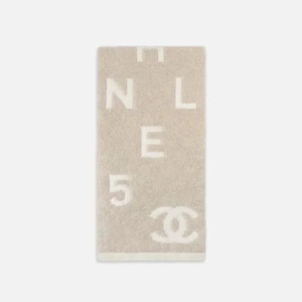 샤넬 여성 베이지 머플러 - Chanel Womens Beige Muffler - acc6… - 1