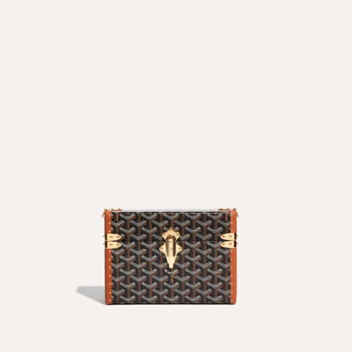 고야드 남/녀 블랙 탄 카세트 트렁크 백 - Goyard Unisex Cassette Tr… - 1