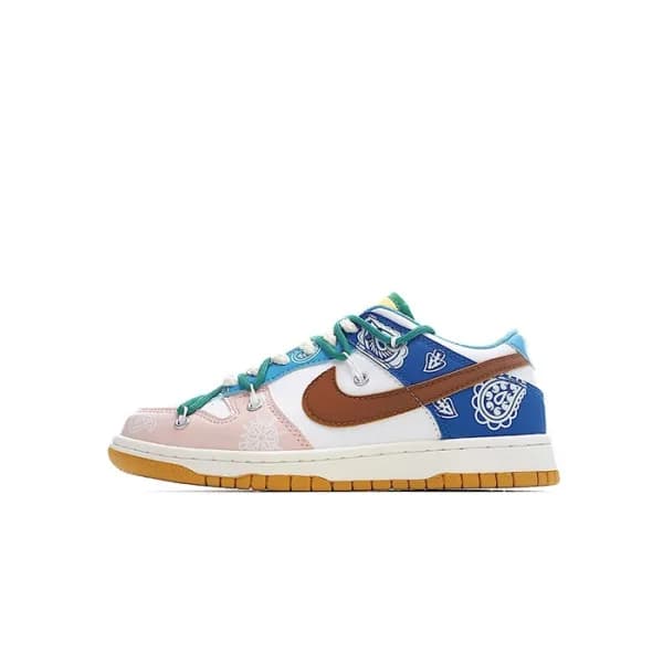 나이키 남/녀 블루 스니커즈 - Nike SB Dunk Low Unisex Sneakers… - 1