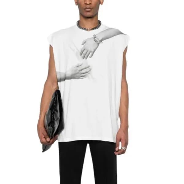 메종 마르지엘라 남성 화이트 나시 - Maison Margiela Mens White Sl… - 1