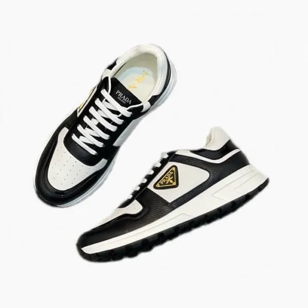 프라다 남성 블랙 스니커즈 - Prada Mens Black Sneakers - prs89… - 1