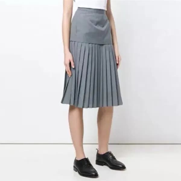 톰브라운 여성 그레이 스커트 - Thom Browne Womens Gray Skirts -… - 1