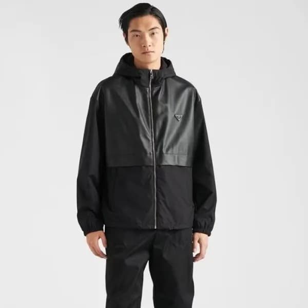 프라다 남성 후드 가죽 자켓 - Prada Mens Hood Jackets - prc186… - 1