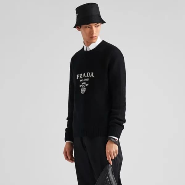 프라다 남성 라운드 스웨터 - Prada Mens Round Sweater - prc196… - 1