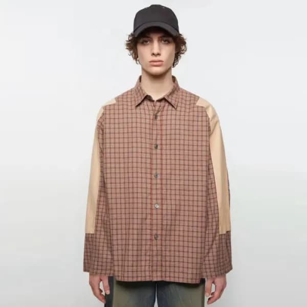 아크네 남성 체크 셔츠 - Acne Studios Mens Dress Shirts - an… - 1
