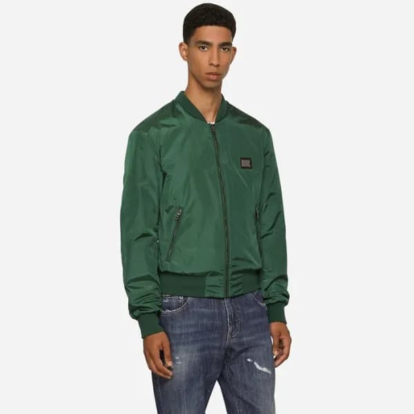 돌체앤가바나 남성 그린 블루종 - Dolce&Gabbana Mens Green Blouso… - 1