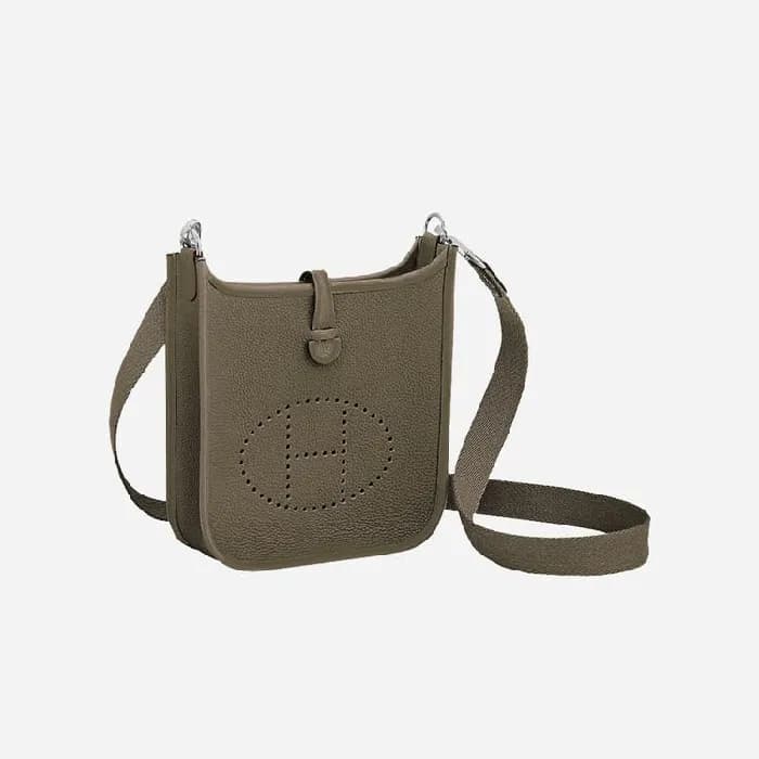 에르메스 여성 에블린 PM Etoupe - Hermes Womens Evelyne Bag … - 1