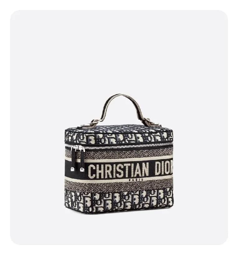 디올 오블리크 베니티 백- Dior Oblique vanity Bag- di2628z - 1