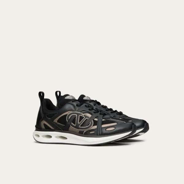 발렌티노 남성 레이스업 스니커즈 - Valentino Mens VLogoEasyjog Sn… - 1