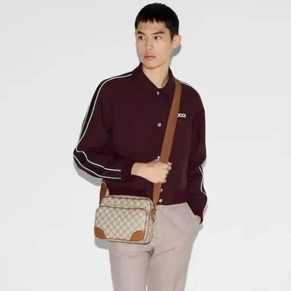구찌 남성 GG 엠블럼 백 - Gucci Mens GG Emblem Bag - gub485… - 1