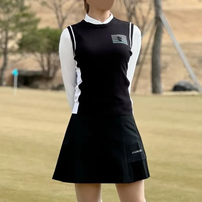 [AMAZINGCRE] 어메이징크리 여성 고스트 니트 베스트 - gol1571x - 1
