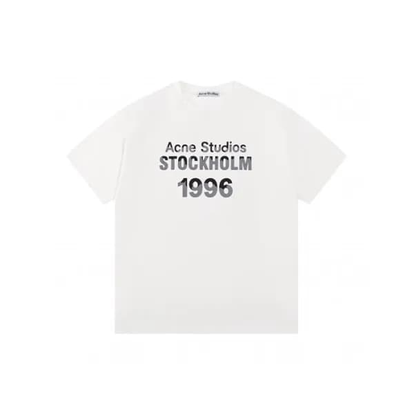 아크네 남/녀 라운드 반팔티 - Acne Unisex Round Tshirt - anc57… - 1