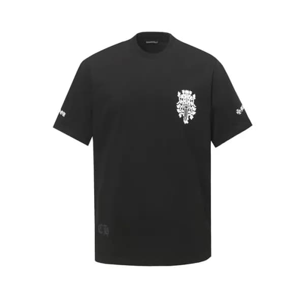 크롬하츠 남성 라운드 반팔티 - Chrom Hearts Mens Round Tshirt -… - 1