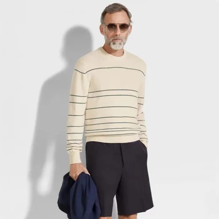 에르메네질도 제냐 남성 Oasi Lino 쇼츠 - Ermenegildo Zegna Mens… - 1