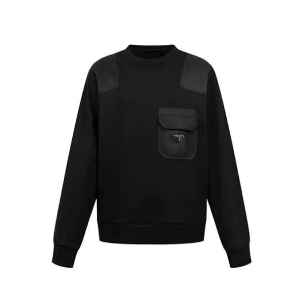 프라다 남성 라운드 맨투맨 - Prada Mens Round Tshirt - prc7763… - 1