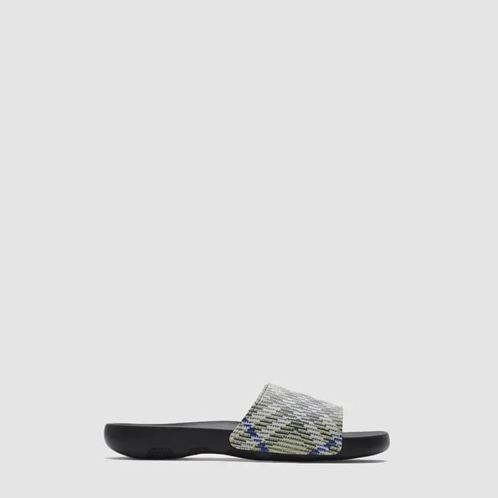 버버리 남성 체크 슬라이드 - Burberry Mens Check Slides - bus7… - 1