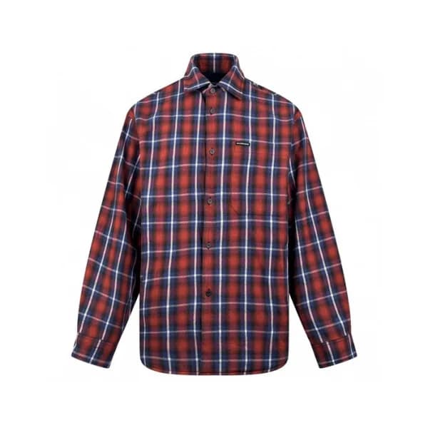 발렌시아가 남성 체크 셔츠 - Balenciaga Mens Flanner Shirts - … - 1