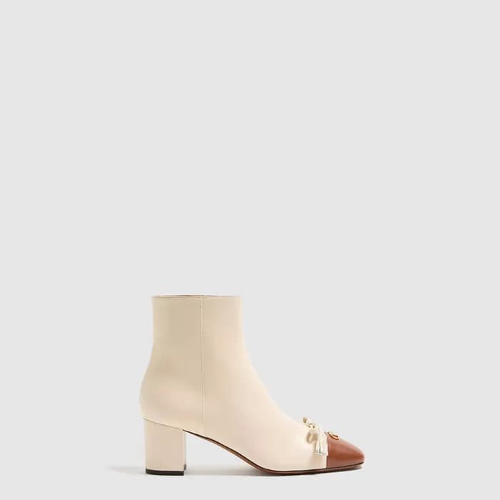 발렌티노 여성 발레 뒤 루아 키드스킨 레더 앵클 부츠 - Valentino Ballet d… - 1