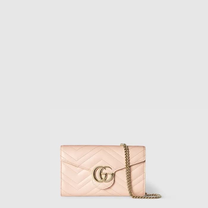 구찌 여성 GG 마몽 체인 지갑 - Gucci Womens GG Marmont Chain … - 1