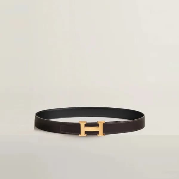 에르메스 남성 H 버클 리버서블 벨트 - Hermes Mens H Buckle Revers… - 1