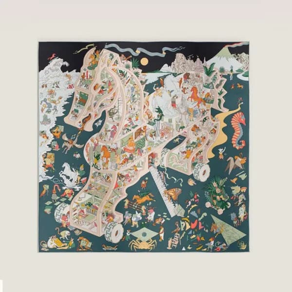 에르메스 여성 스퀘어 스카프 - Hermes Womens Square Scarf - acc… - 1
