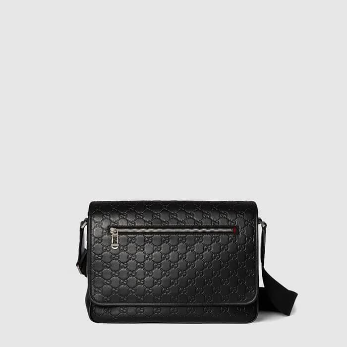 구찌 남성 GG 엠블럼 미디엄 크로스백 - Gucci Mens GG Emblem Mediu… - 1