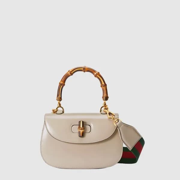 구찌 여성 뱀부 1947 핸드백 - Gucci Womens Bamboo 1947 Handb… - 1