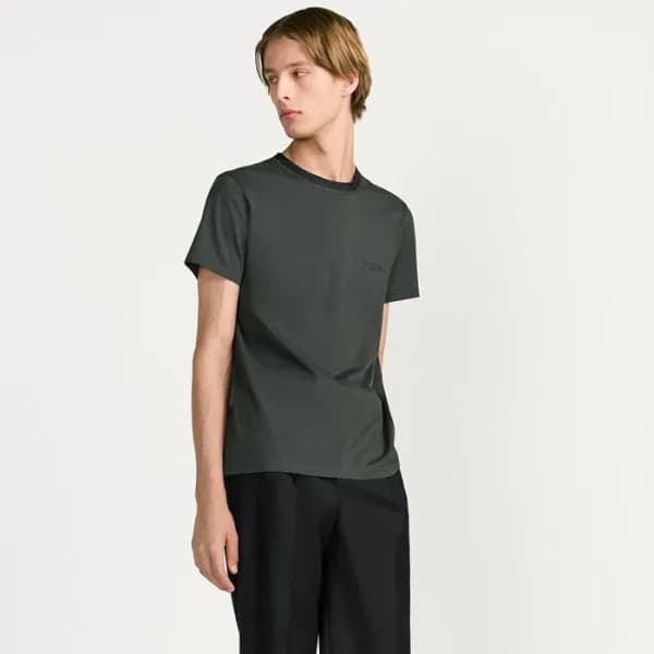 디올 남성 라운드 반팔 티셔츠 - Dior Mens Round Tshirt - dic139… - 1