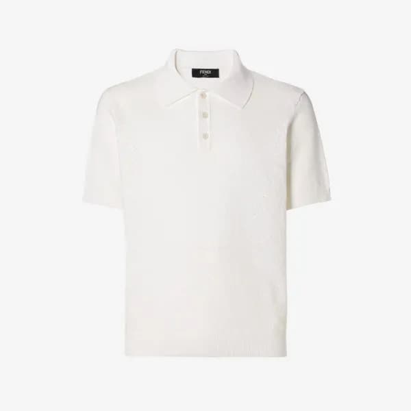 펜디 남성 폴로 반팔 티셔츠 - Fendi Mens Polo Tshirt - fec1529… - 1