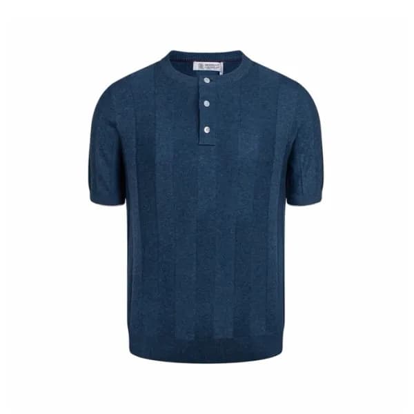 브루넬로쿠치넬리 남성 라운드 티셔츠 - Brunello Cucinelli Mens Roun… - 1
