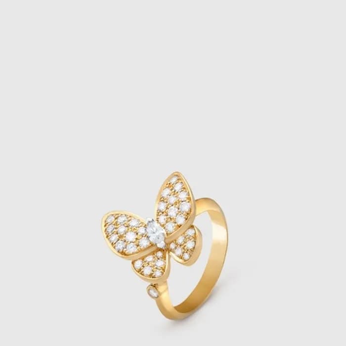 반클리프 아펠 여성 투 버터플라이 반지 - Van Cleef & Arpels Womens … - 1