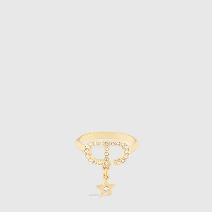 디올 여성 쁘띠 CD 럭키 참 링 - Dior Womens Petit CD Lucky Charms Ring - acc9535x - 1