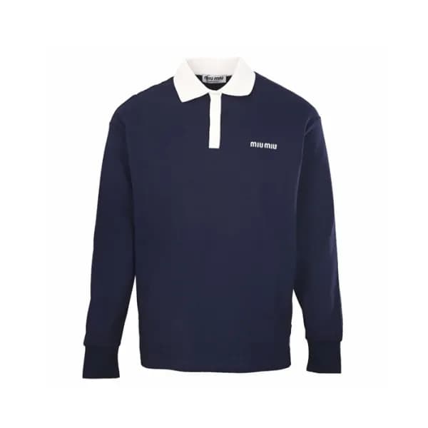 미우미우 남성 폴로 긴팔티 - Miumiu Mens Polo Tshirt - mic17327x
