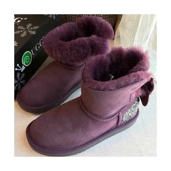UGG 2018 LADIES SNAILCLASSIC RIBBON ANKLE BOOTS - … - 1