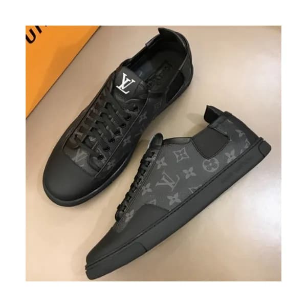 LOUIS VUITTON 2018 MENS LEATHER SKEAKERS - 루이비통 남성… - 1