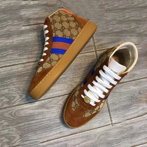 GUCCI 2018 MENS LEATHER ANKLE SKEAKERS - 구찌 남성 레더 … - 1