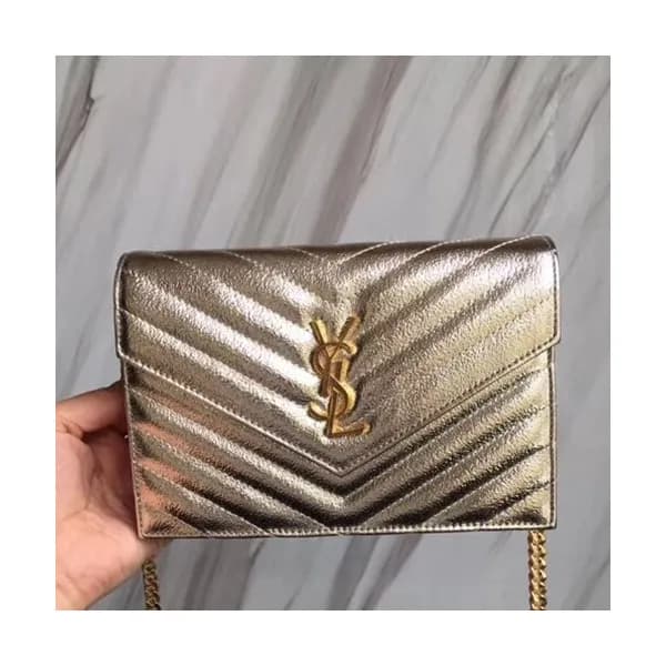 Saint Laurent Women Monogram Chain Shoulder Bag,19… - 1