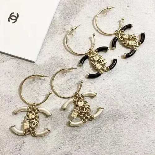 CHANEL Yellow Gold Earring - 샤넬 여성용 18k도금 옐로우 골… - 1