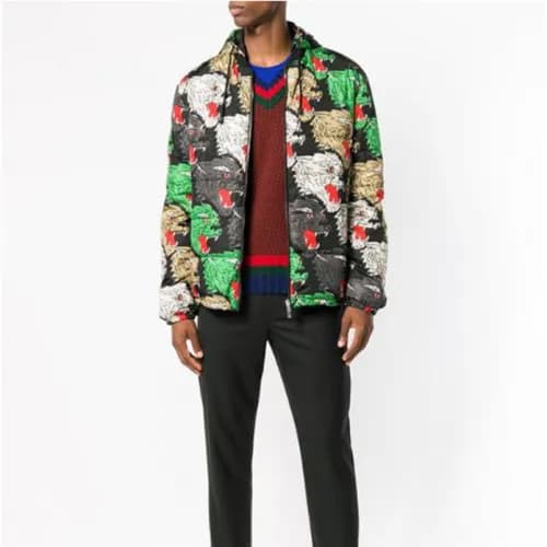 Gucci 2018 Mens Panthers Padding Jacket - 구찌 18FW …