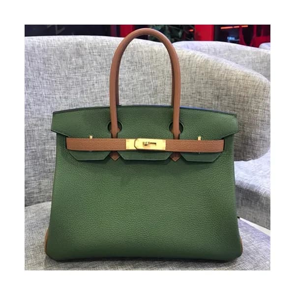 Hermes Birkin Togo Leather Tote Shoulder Bag ,30cm… - 1