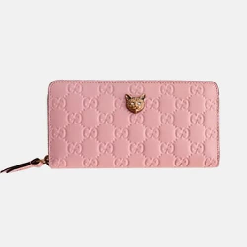 [매장판] Gucci 2018 Signature Cat Long Wallet - 구찌 시그… - 1