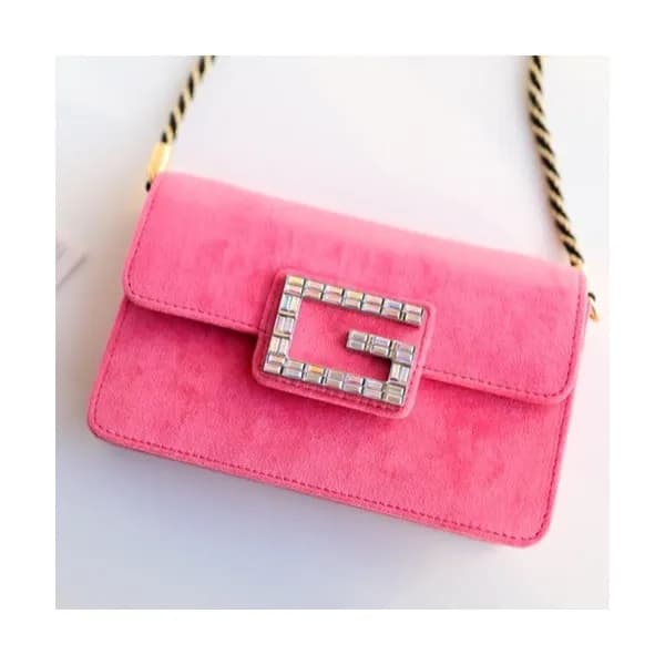 Gucci 2018 Velvet Square G Women Shoulder Bag,20CM… - 1