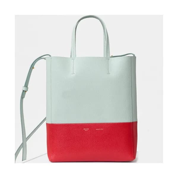 Celine Vertical Cabas Leather Tote Shoulder Bag,27… - 1