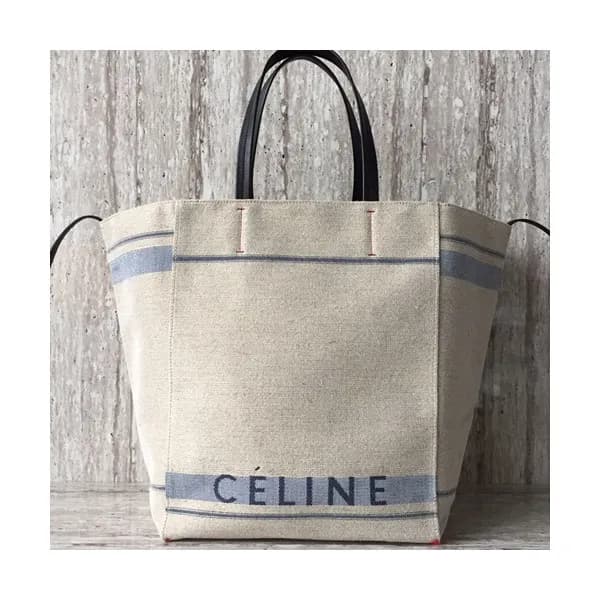 Celine Canvas Tote Shoulder Shopper Bag,37CM - 셀린느… - 1