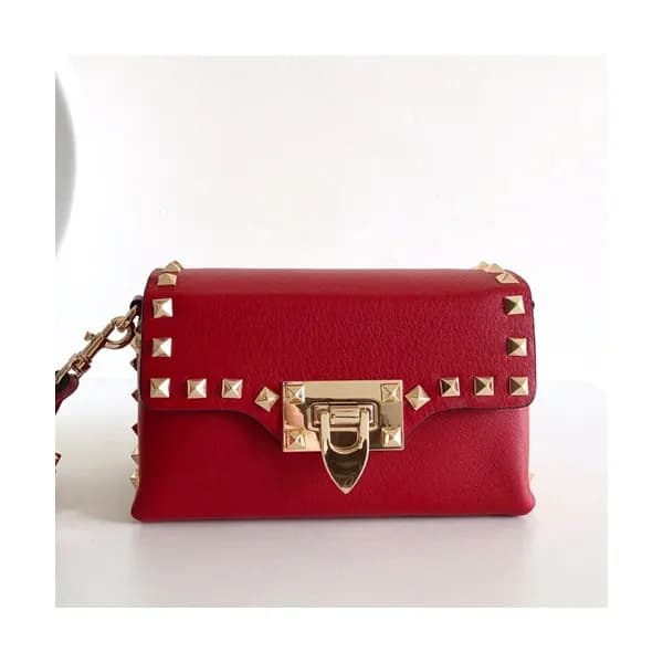 [특가세일]Valentino 2019 Leather Rockstud Mini Cross B… - 1